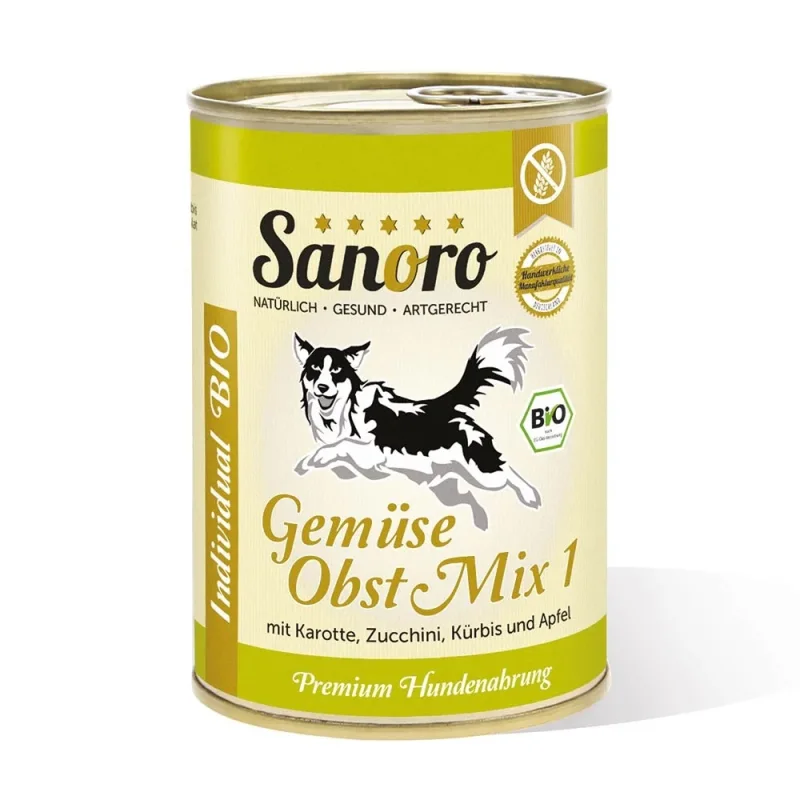 BIO Gemüse-Obst-Mix 1 mit Bio-Karotte, Bio-Zucchini, Bio-Kürbis und Bio-Apfel