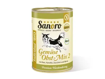 BIO Gemüse-Obst-Mix 2 mit Bio-Reis, Bio-Karotten, Bio-Zucchini und Bio-Birne