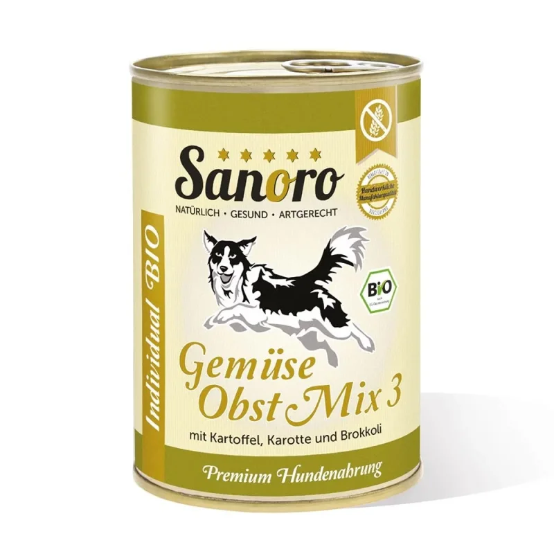 BIO Gemüse-Obst-Mix 3 mit Bio-Kartoffel, Bio-Karotte, Bio-Brokkoli und Bio-Apfel
