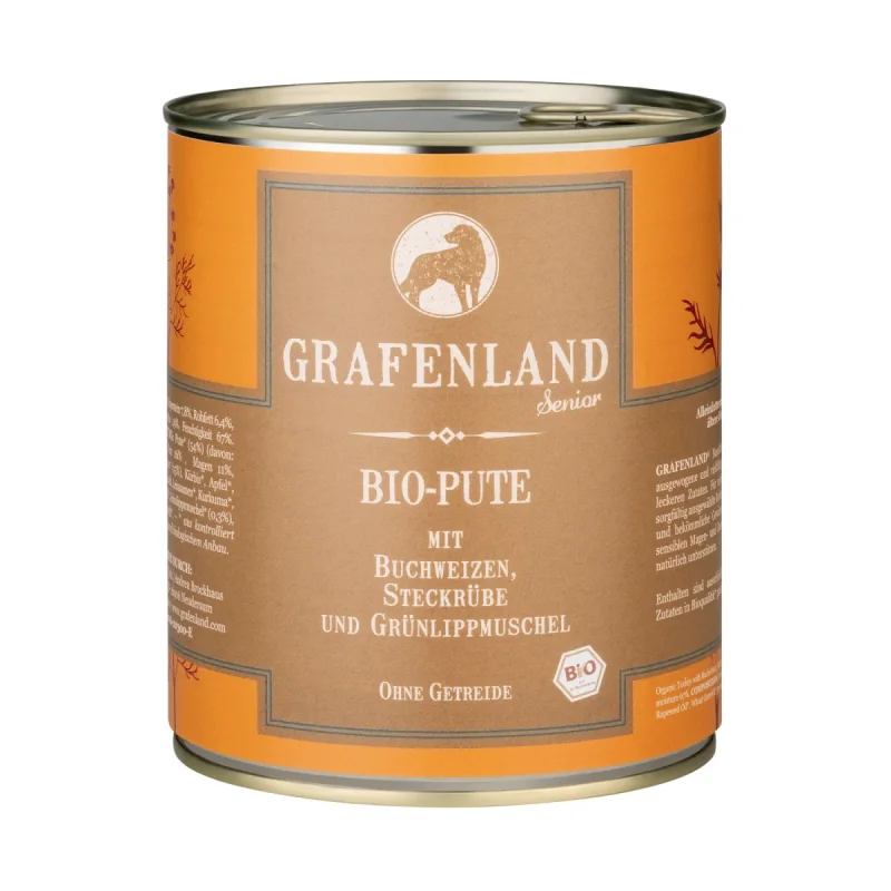 Bio Pute Menü für Hundesenioren | 800g | DE-ÖKO-006