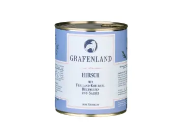 Premium Hirsch Menü für Hunde 800g