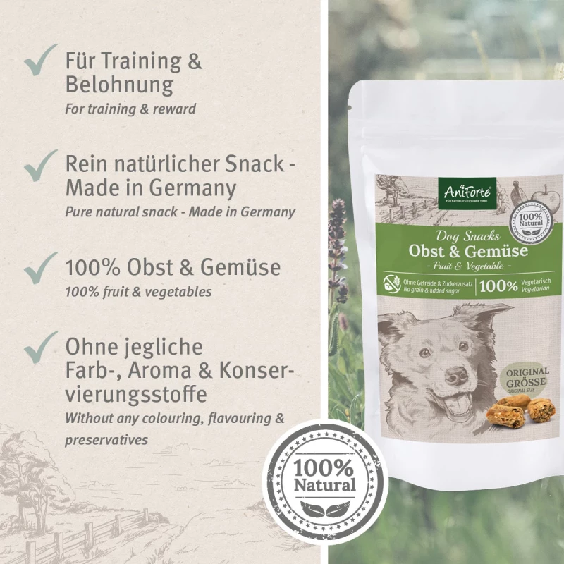 Dog Snacks Obst & Gemüse 150 g