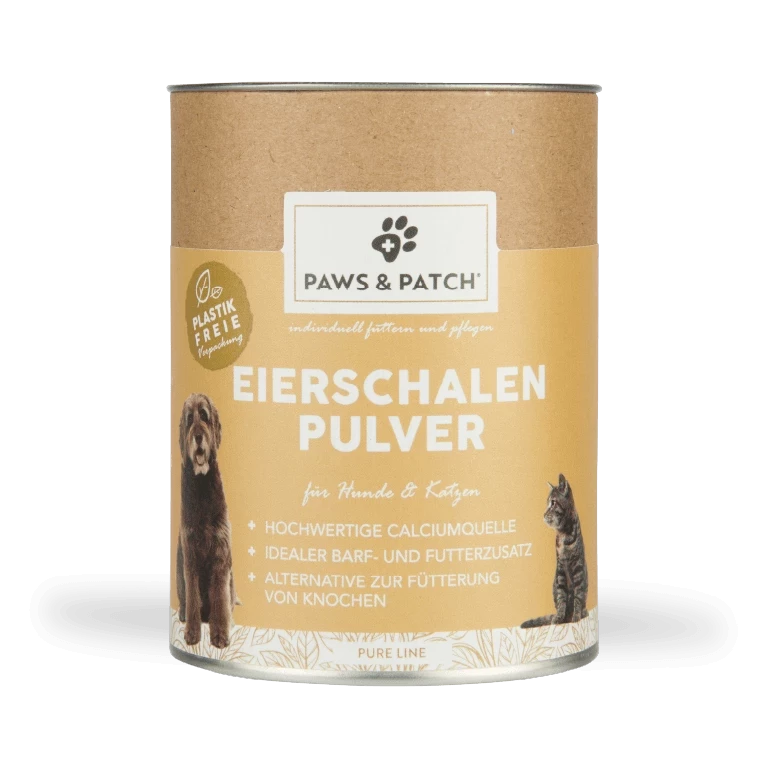 EIERSCHALEN Pulver für Hunde und Katzen