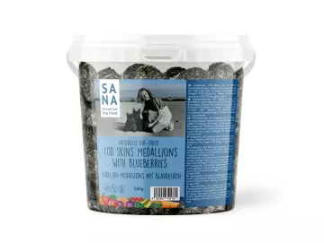 Kabeljau Medaillons mit Blaubeeren 500 g-Eimer