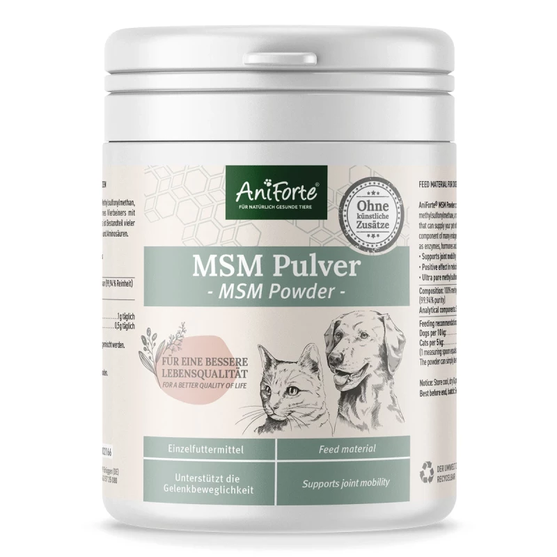 MSM Pulver für Hunde & Katzen 300 g