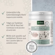 MSM Pulver für Hunde & Katzen 300 g