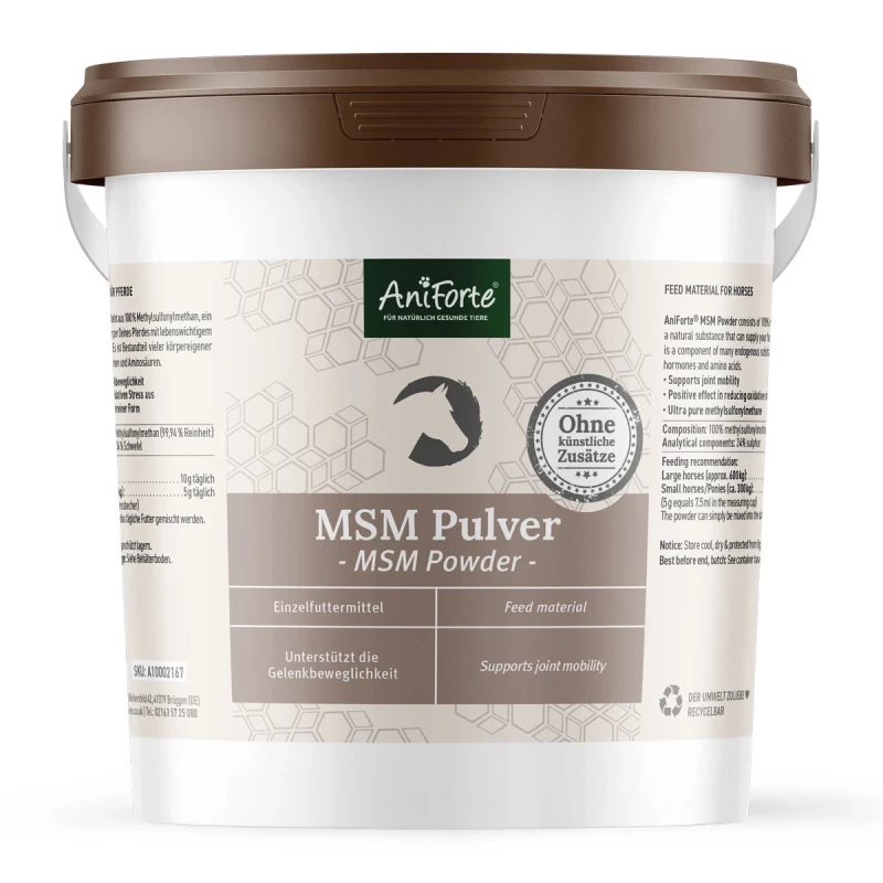 MSM Pulver für Pferde 1,5 kg