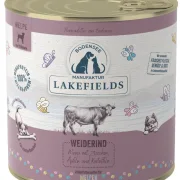 Nassfutter-Menü Rind Weiderind mit Karotten, Äpfeln und Kartoffeln