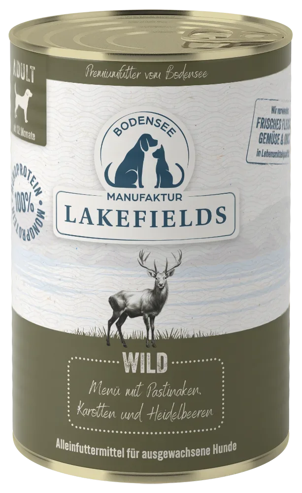 Nassfutter-Menü Wild | Wild mit Pastinaken, Karotten und Heidelbeeren