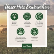 Olivenholz Kauknochen