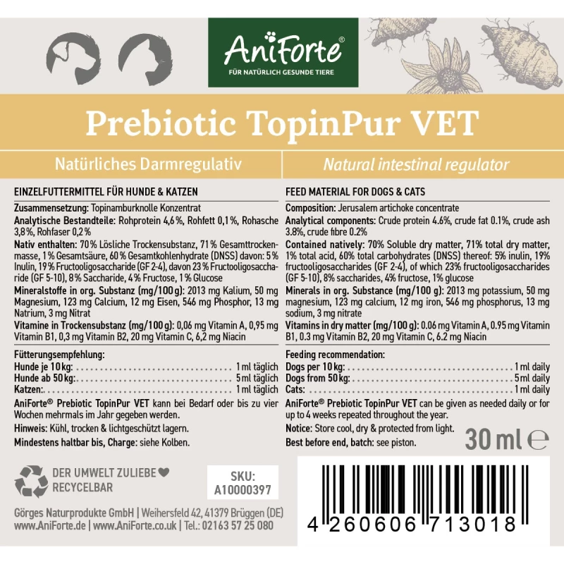 Prebiotic TopinPur VET 30 ml