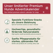 Premium Adventskalender 2024 für Hunde