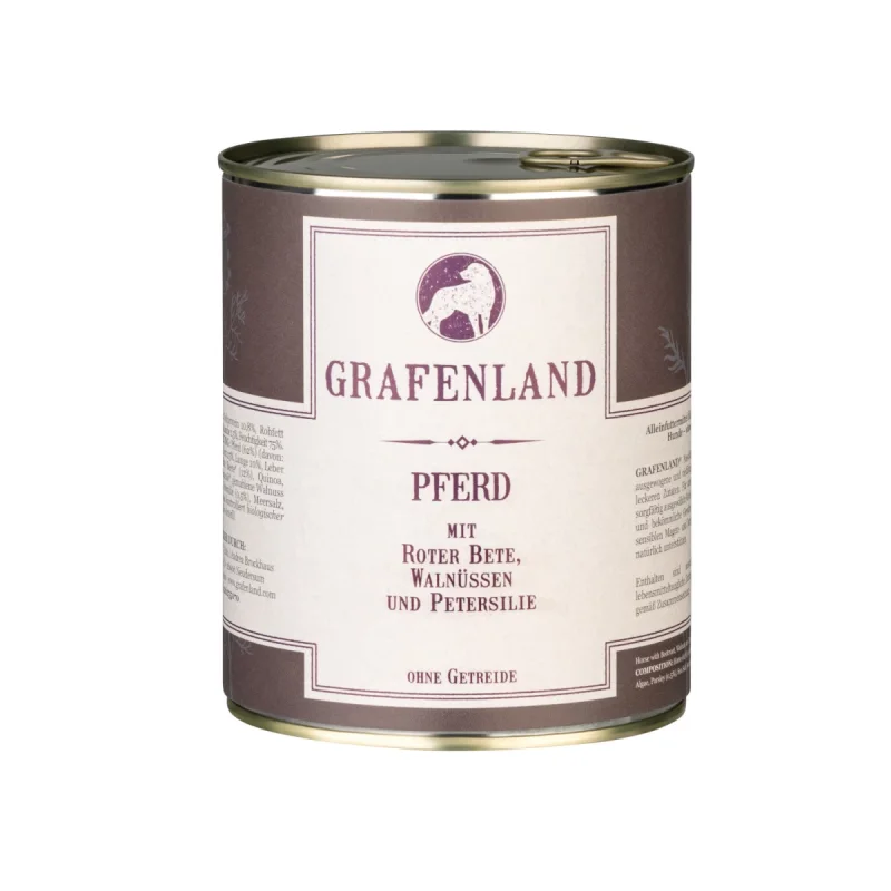 Premium Pferd Menü für Hunde | 800g