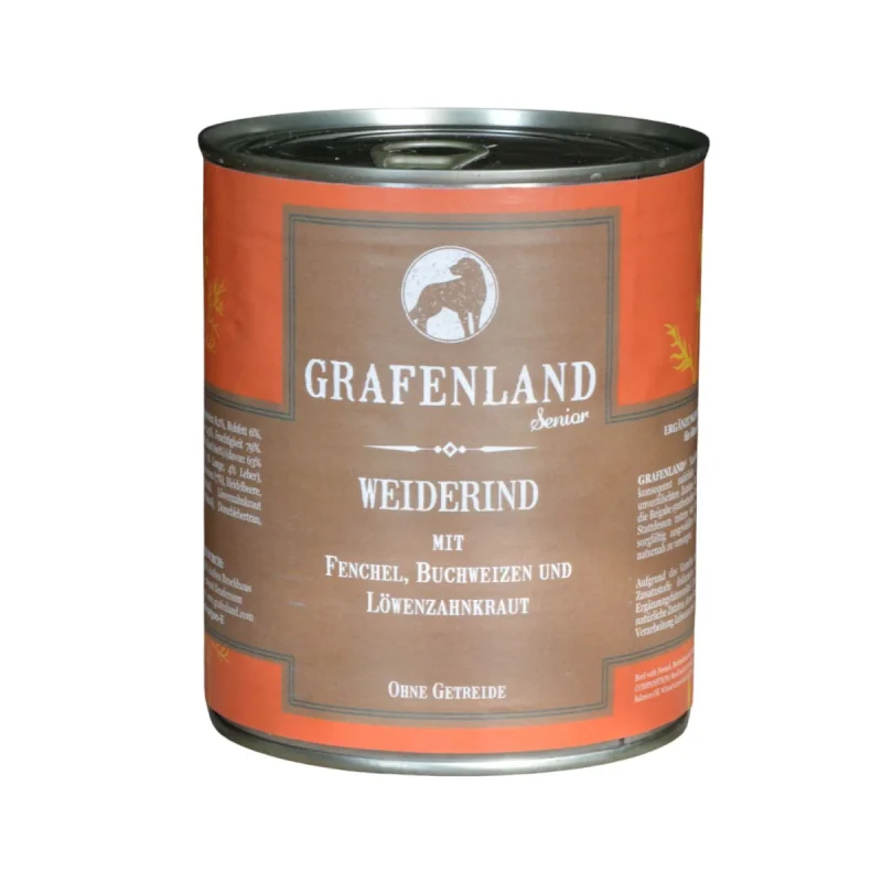 Premium Rind Menü für Hundesenioren | 800g