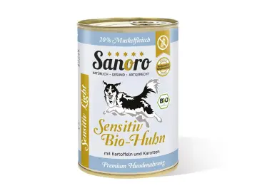 Sensitiv Menü Light Bio-Huhn mit Bio-Kartoffeln und Bio-Karotten