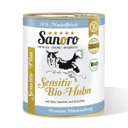 Sensitiv Menü PLUS Bio-Huhn mit Bio-Reis und Bio-Karotte