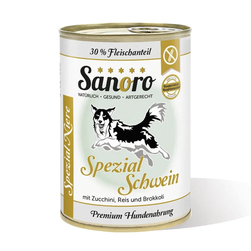 Spezial Menü Schwein mit Zucchini*, Naturreis* und Brokkoli*