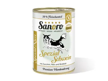 Spezial Menü Schwein mit Zucchini*, Naturreis* und Brokkoli*